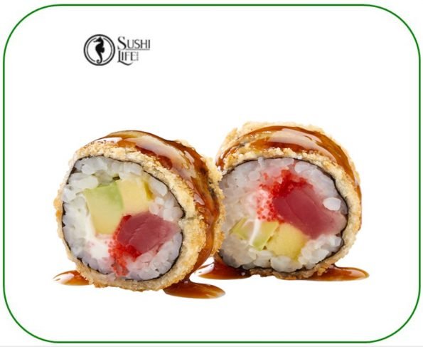 Karštieji sushi-H4.-Hot-Maguro-Mango-8-vnt.-Sushi-Life-s